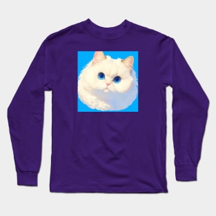 Blue-eyed Fluff I Long Sleeve T-Shirt